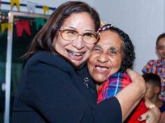 Prefeita Paula Azevedo prestigia mais uma noite de festejos juninos na Praça da Família, no Maiobão