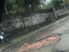 Alô prefeito, Julinho! Avenida de acesso à Estrada de Ribamar pela Maiobinha está cortada após chuva abrir cratera