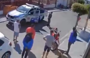 Vídeo mostra momento em que homem é morto após atacar policial com foice no Piauí